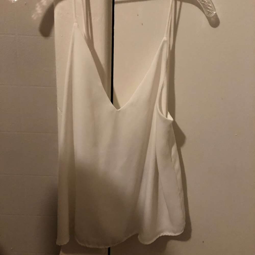 White tank top-open back